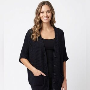 Halogen Short Sleeve Cardigan
